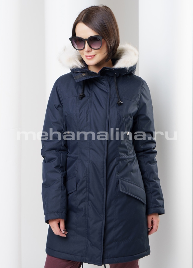 Женский пуховик модель № П-64 универмаг малина