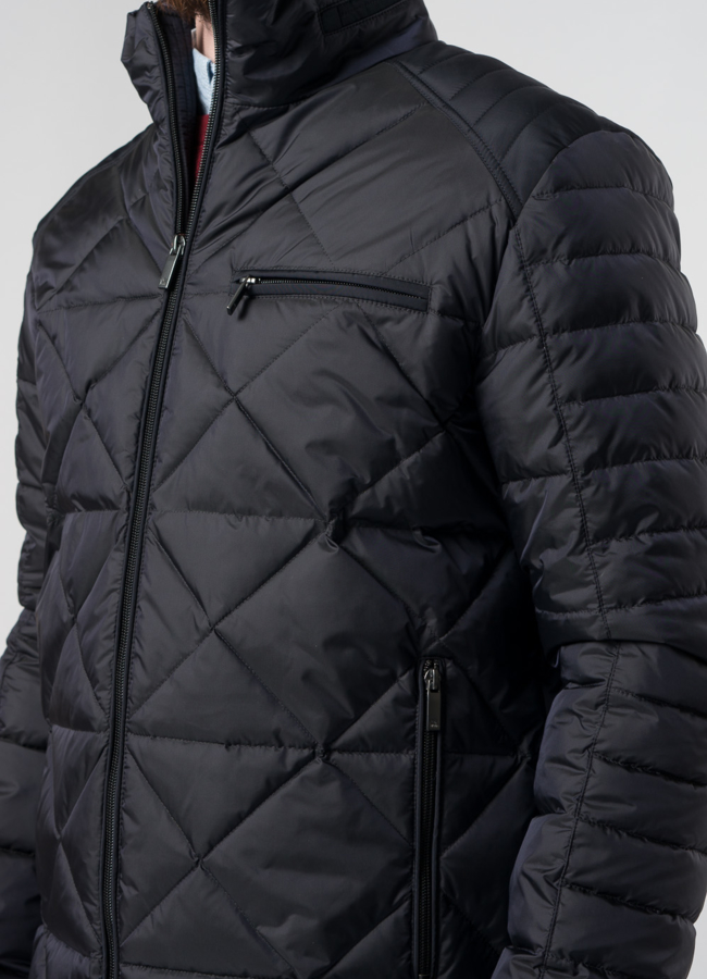 Мужская утепленная куртка синего цвета модель № TENOR универмаг малина