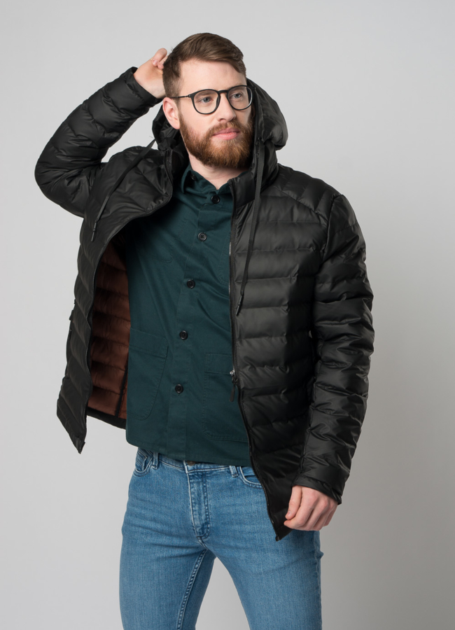 Мужская куртка со съемным капюшоном модель № EM22-39 универмаг малина