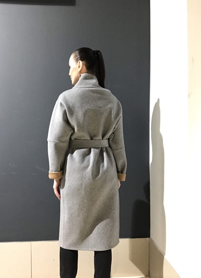 фото Двустороннее пальто модель № 729