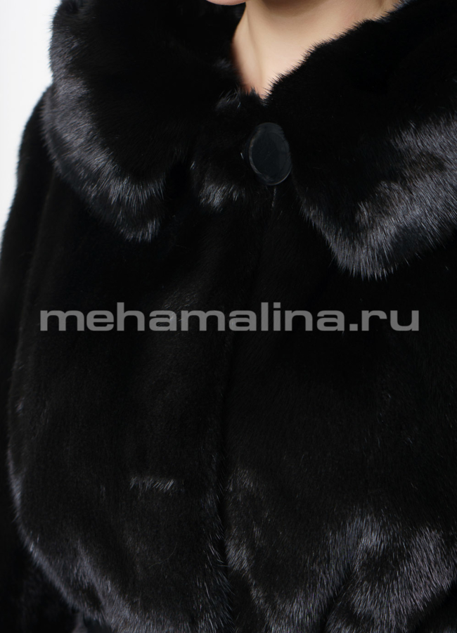 Норковая шуба модель № S-711 универмаг малина