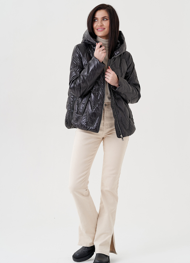 фото Куртка демисезонная с капюшоном модель № 3608