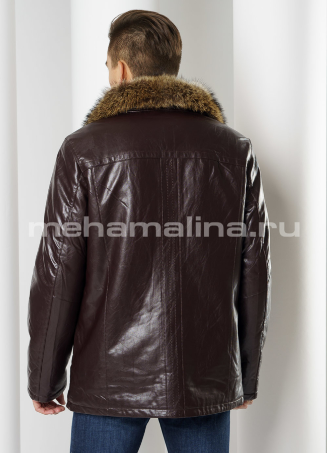 Мужская эко дубленка модель № DM-117 в кредит