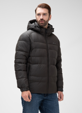 Мужской пуховик с капюшоном 