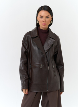 Женская куртка из натуральной кожи