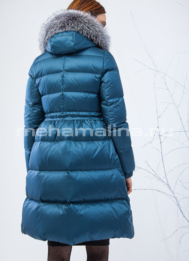 фото Зимний приталенный пуховик модель № П-195