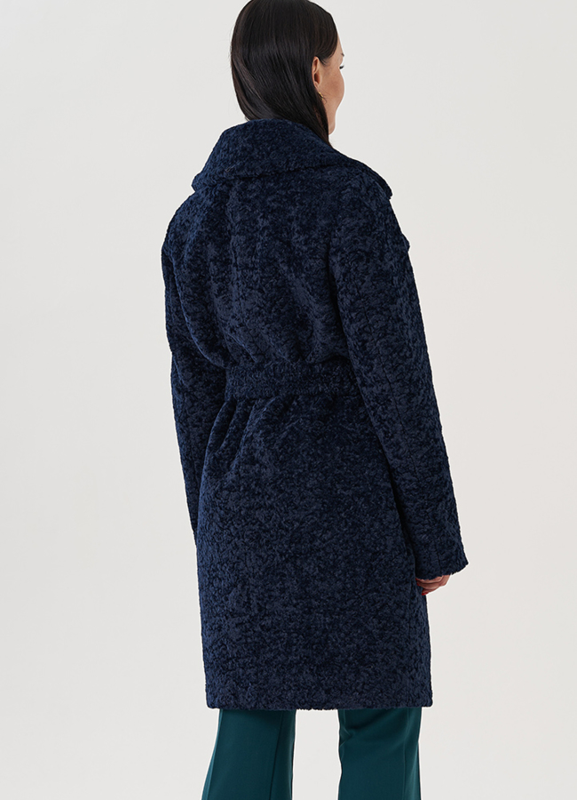 Полупальто женское с английским воротником модель № 24606 универмаг малина