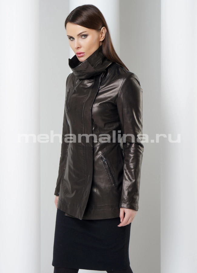 Удлиненная куртка модель № K-414 универмаг малина