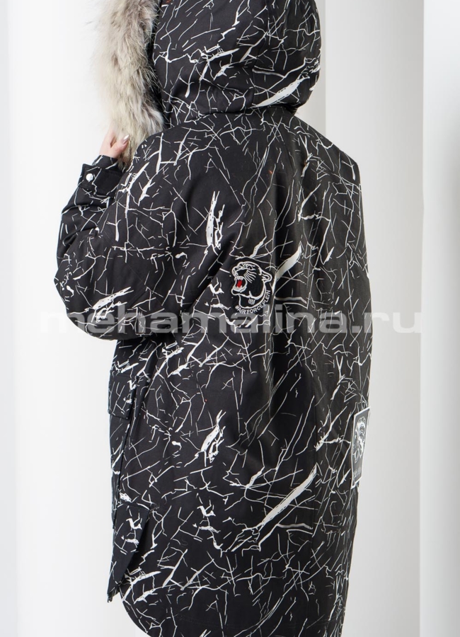 Парка меховая  модель № П-169 универмаг малина