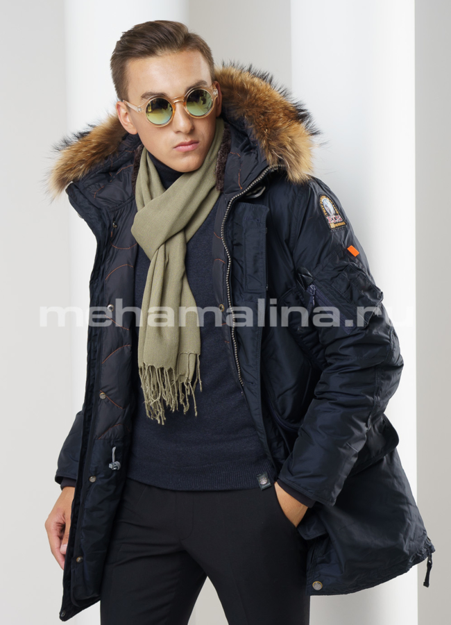 Мужская зимняя куртка модель № KM-16 универмаг малина