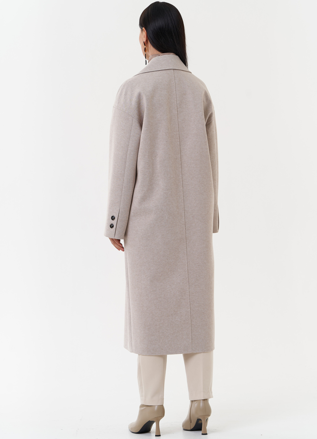 Женское пальто с английским воротником модель № 27675 универмаг малина