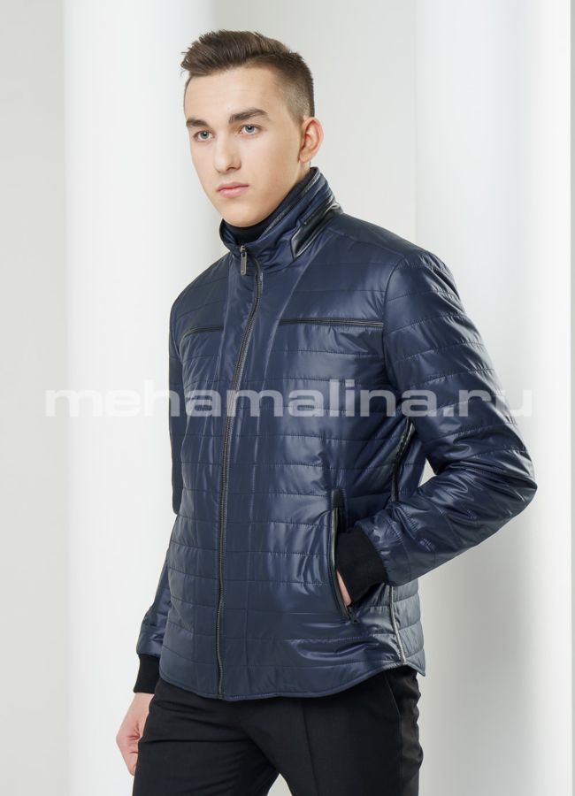 фото Мужская куртка на молнии модель № KP-125