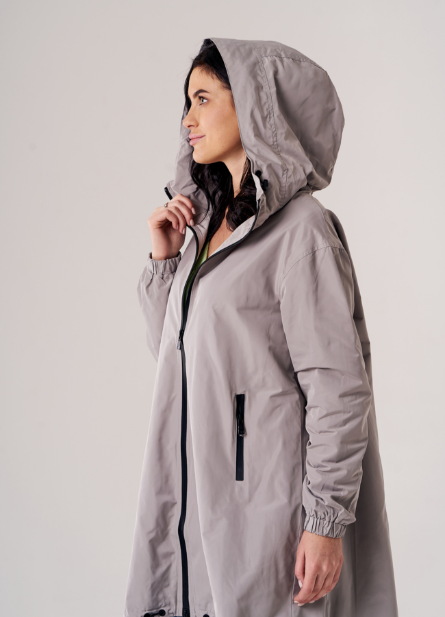 фото Плащ женский с капюшоном модель № 20776