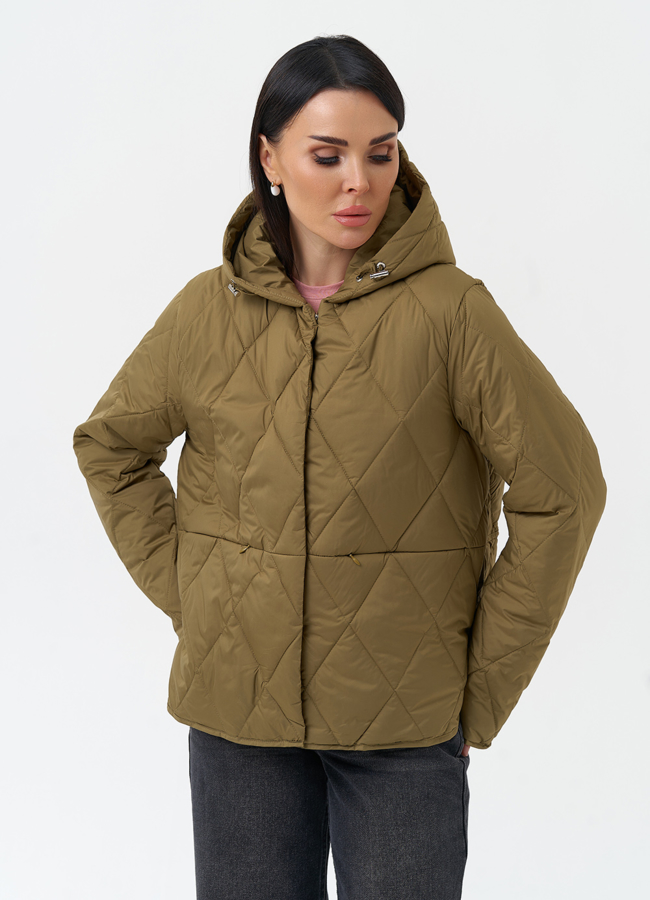 фото Легкая куртка с капюшоном модель № 28289