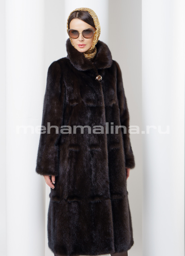 Шуба из норки модель № S-451 в рассрочку