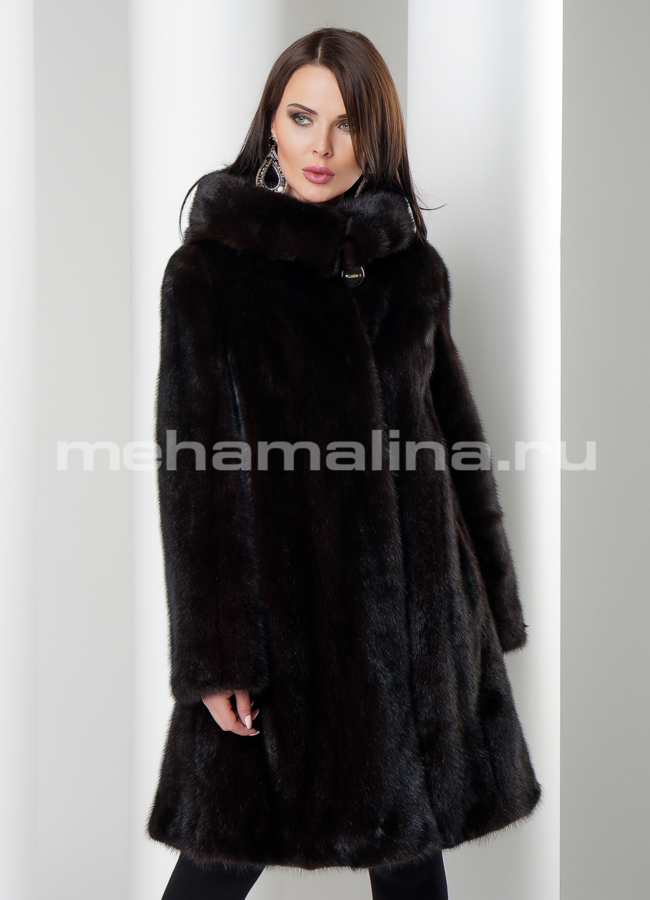Шуба норковая балетка модель № S-498 универмаг малина