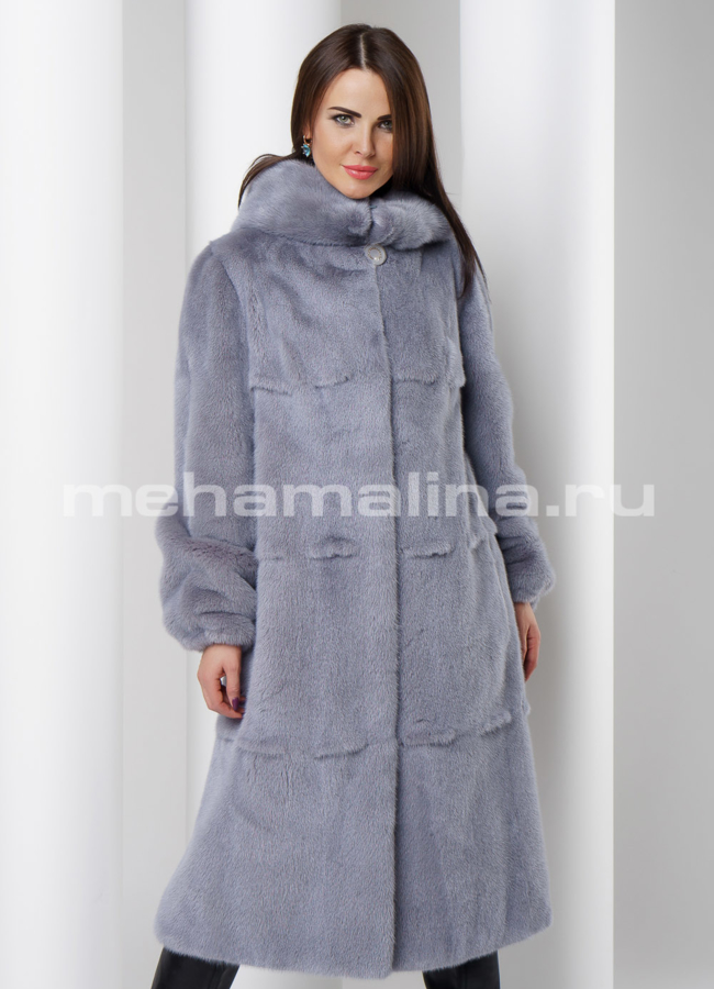 Шуба из скандинавской норки модель № S-509 в кредит