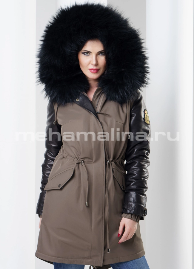 Парка женская модель № П-52 универмаг малина