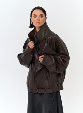 Женская куртка из натуральной кожи