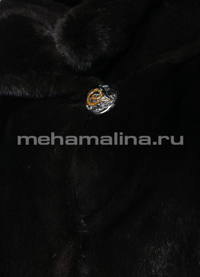 Шуба из норки модель № S-643 универмаг малина