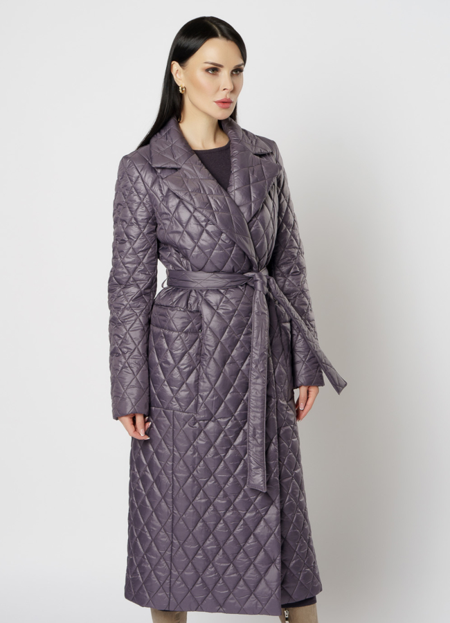 Женское пальто из плащевой ткани модель № 17785 универмаг малина