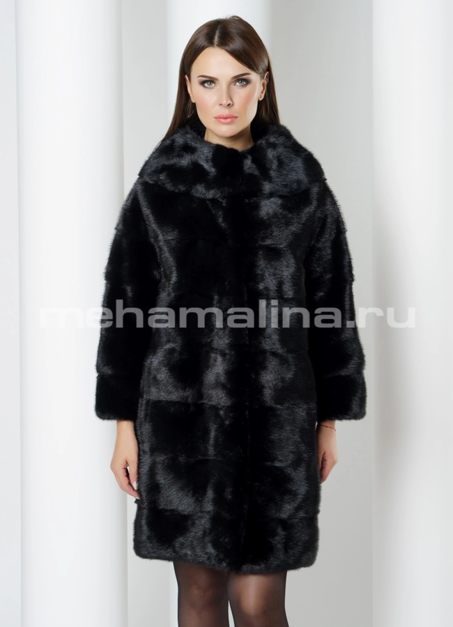 Шуба из норки модель № S-636 универмаг малина
