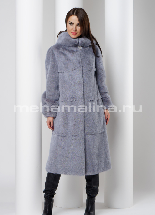 Шуба из скандинавской норки модель № S-509 в кредит