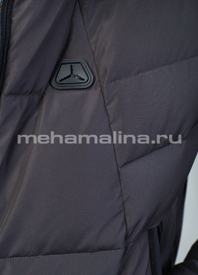 Пуховик мужской на биопухе модель № КМ-47 универмаг малина