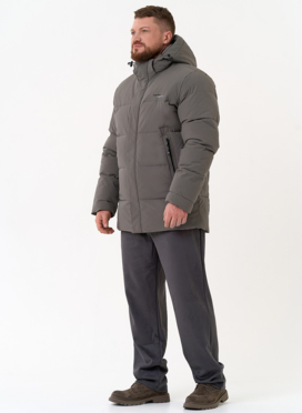 Мужской пуховик с капюшоном 