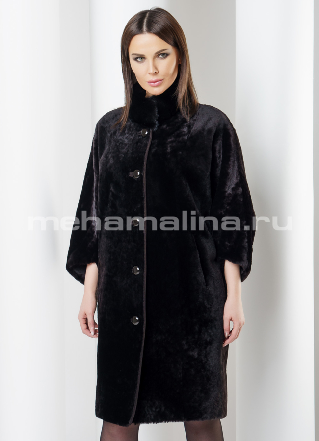 Шуба из мутона модель № S-558 универмаг малина