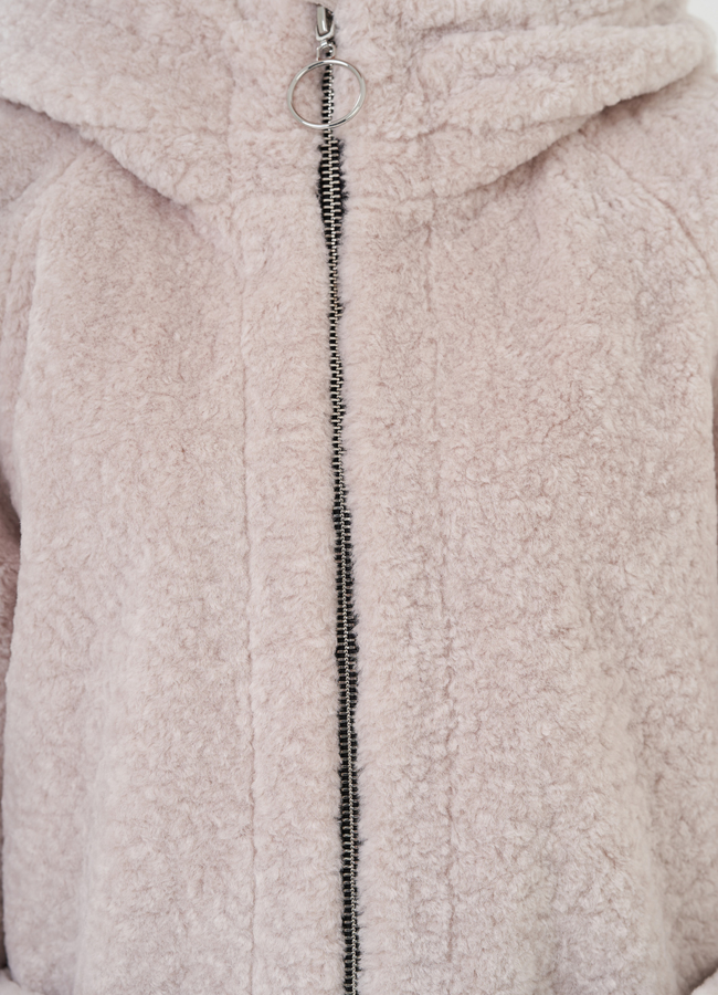 фото Полупальто женское с капюшоном модель № 24608