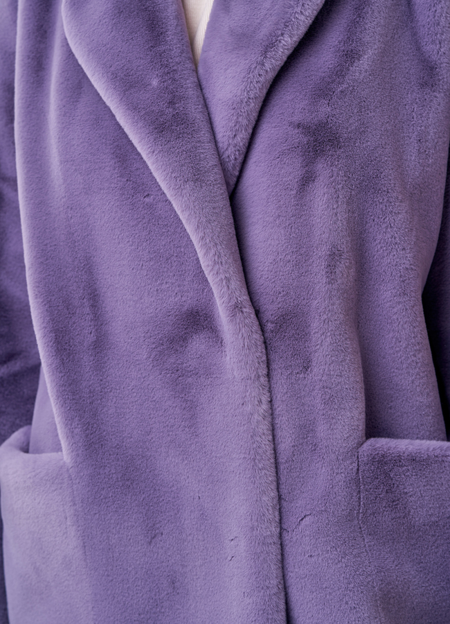 Женское пальто из искусственного меха модель № 23184 в кредит