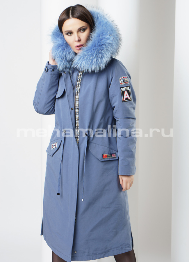 Женская парка модель № П-170 универмаг малина