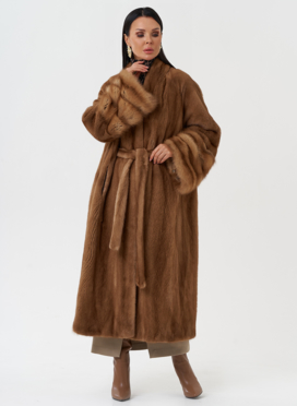 Женская шуба из скандинавской норки