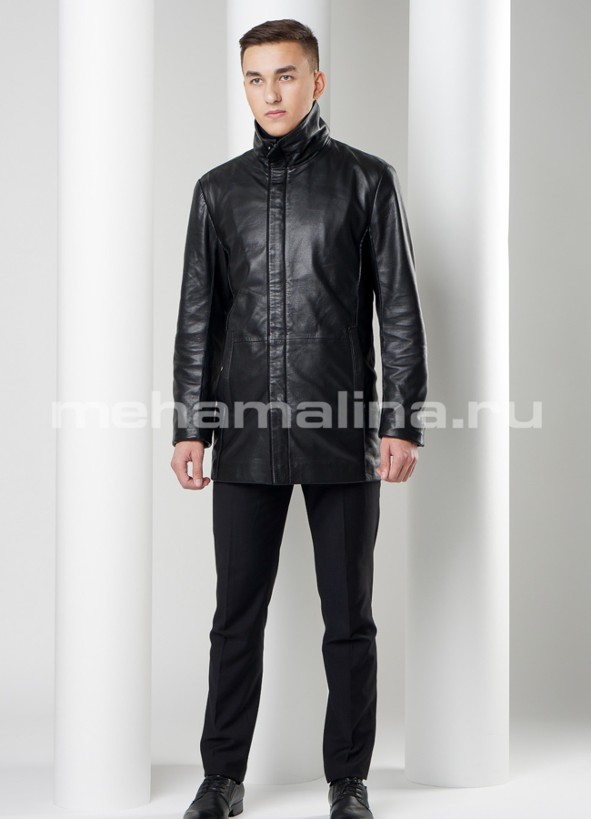 Кожаная куртка модель № KP-180 в рассрочку