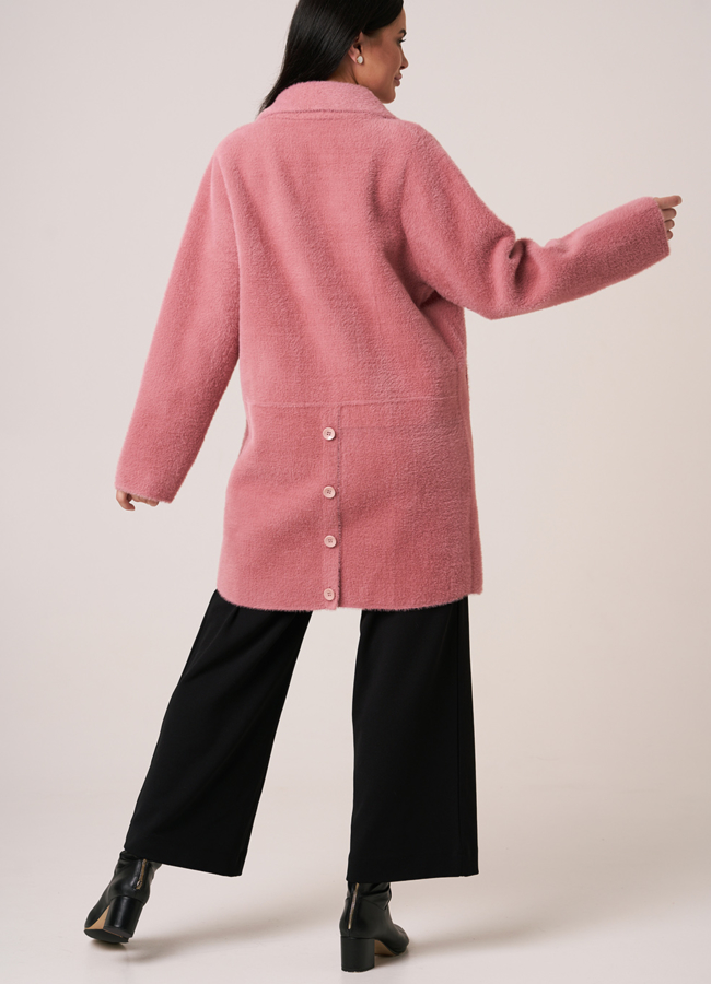 Пальто из микроворса модель № 20818 в кредит