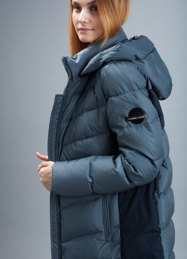 Пуховик женский модель № П-329 в кредит