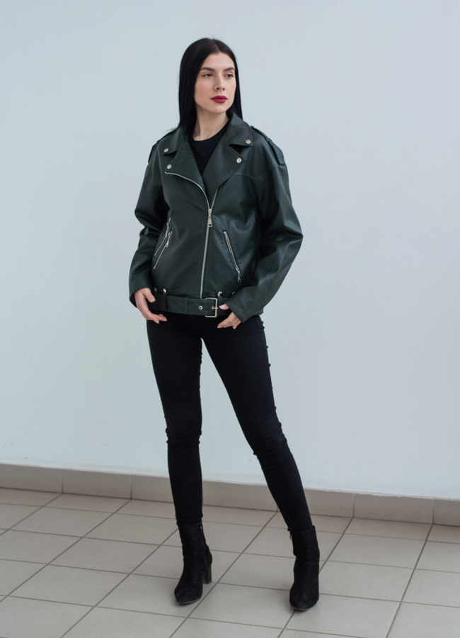 фото Женская куртка - косуха из эко кожи модель № 22824