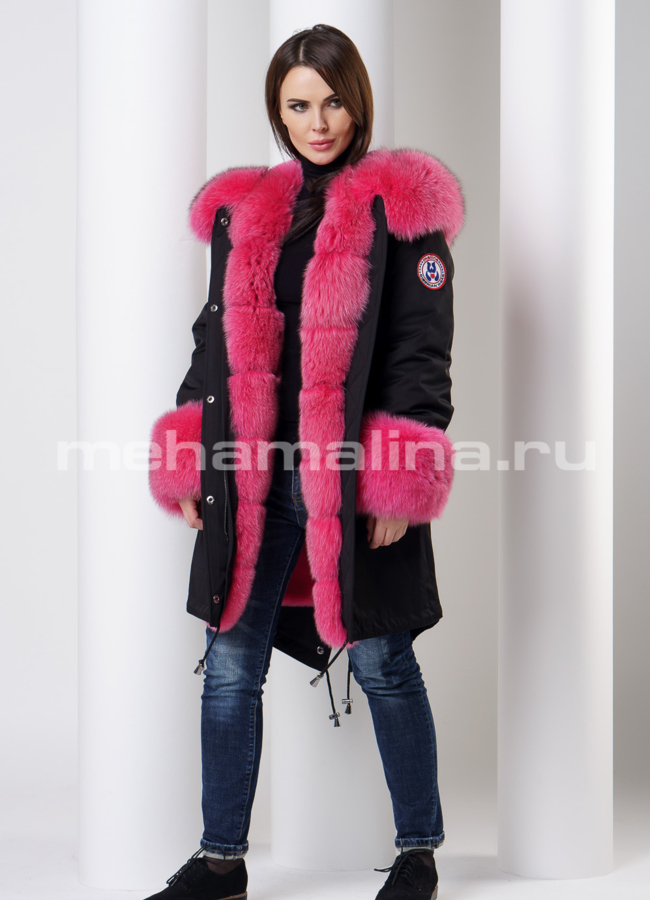 Меховая парка Malina siberian wear модель № П-164 универмаг малина