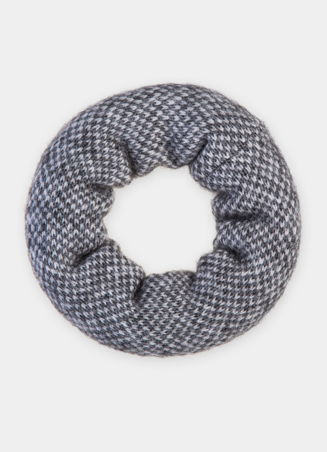 Шарф-снуд модель № А-86 меха малина