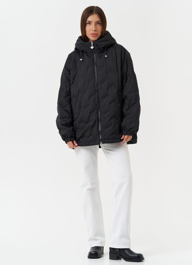 Женская куртка с капюшоном модель № 27871 в рассрочку