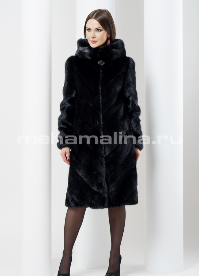 Шуба из норки модель № S-483 в рассрочку