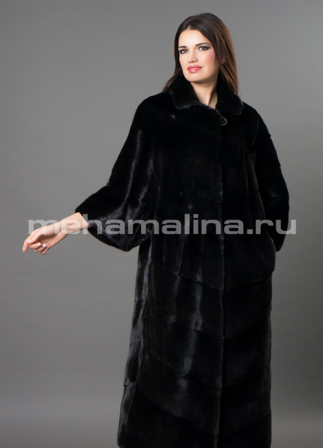 Шуба из норки nafa модель № S-664 универмаг малина