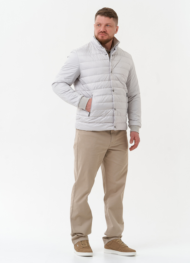 Мужская куртка серого цвета модель № 30210 универмаг малина Мужская куртка серого цвета модель № 30210 универмаг малина