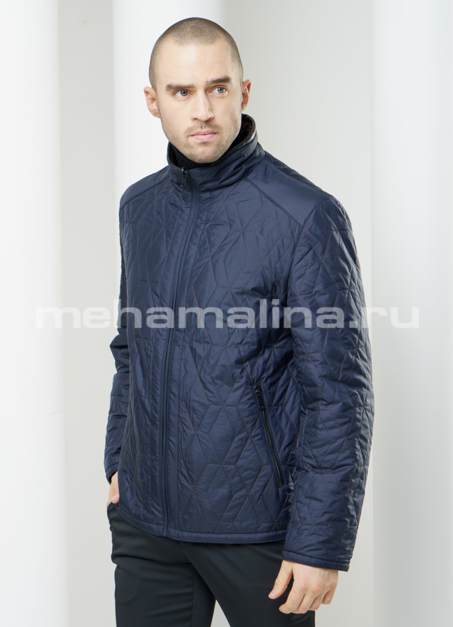 Куртка двустронняя модель № KP-131 меха малина