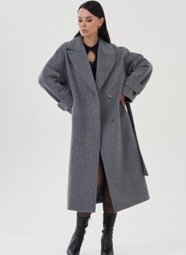 Пальто женское с английским воротником