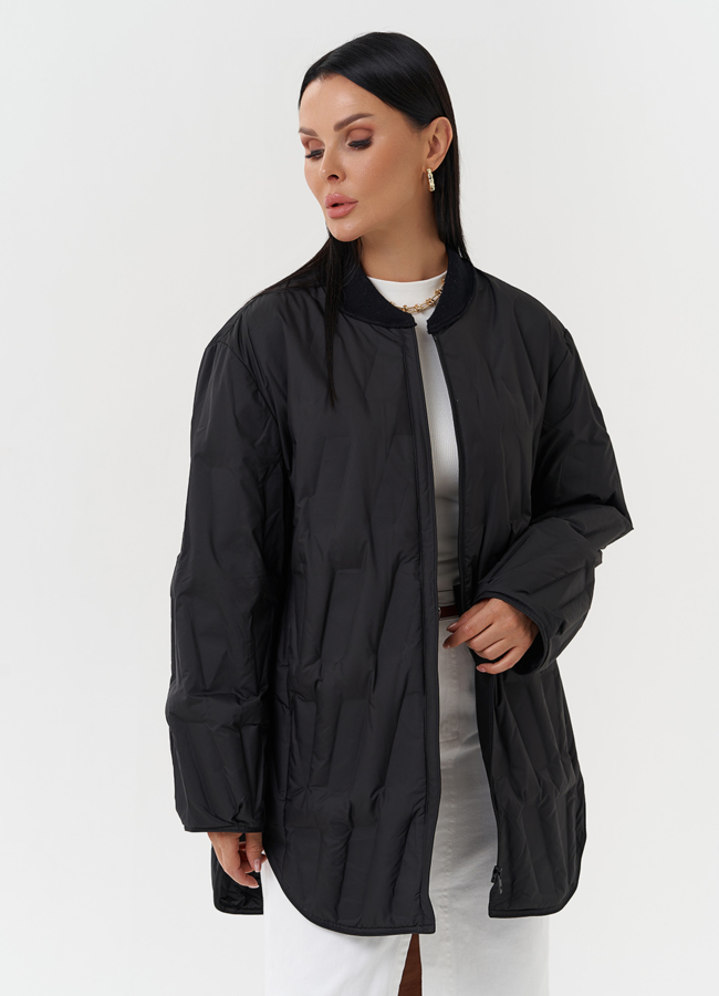 Стеганая куртка на утеплителе модель № 28821 универмаг малина