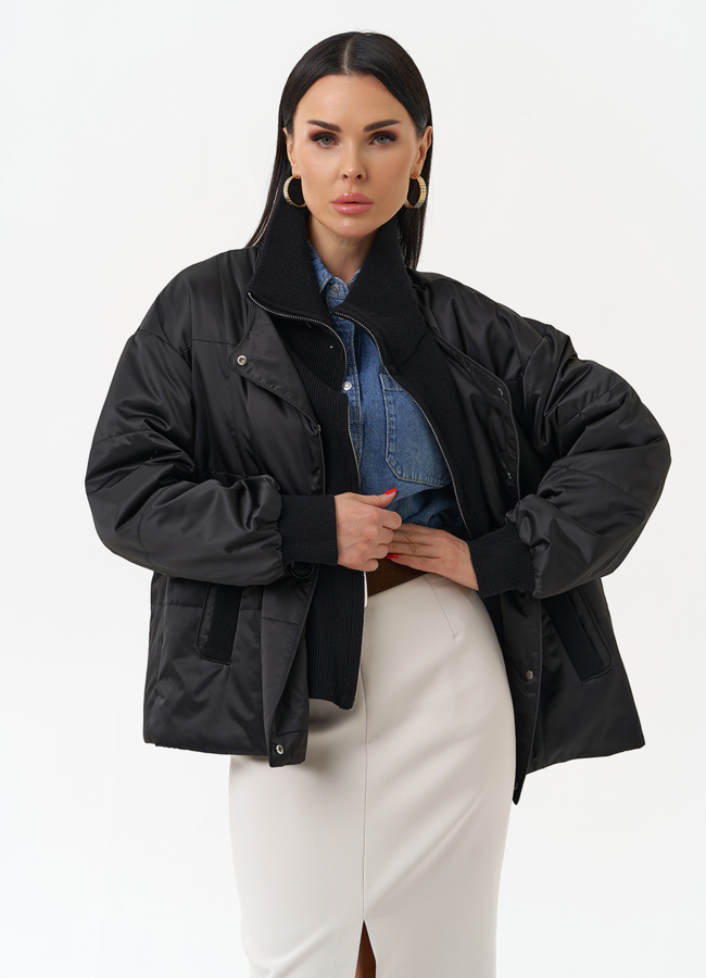 Женская утепленная куртка модель № 30054 универмаг малина