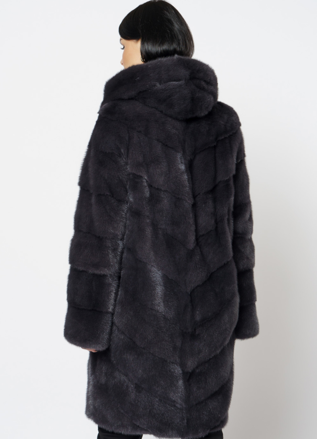 Норковая шуба - баллон модель № 24735 в кредит