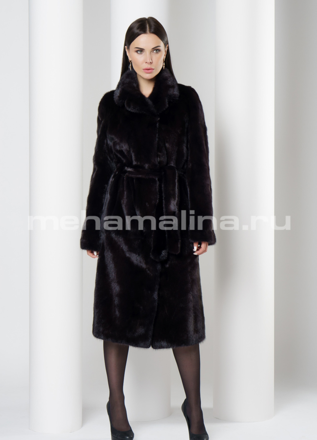 Норковая шуба  модель № S-694 в рассрочку
